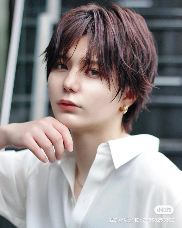 シースルーマッシュ韓国マッシュカルマパーマ